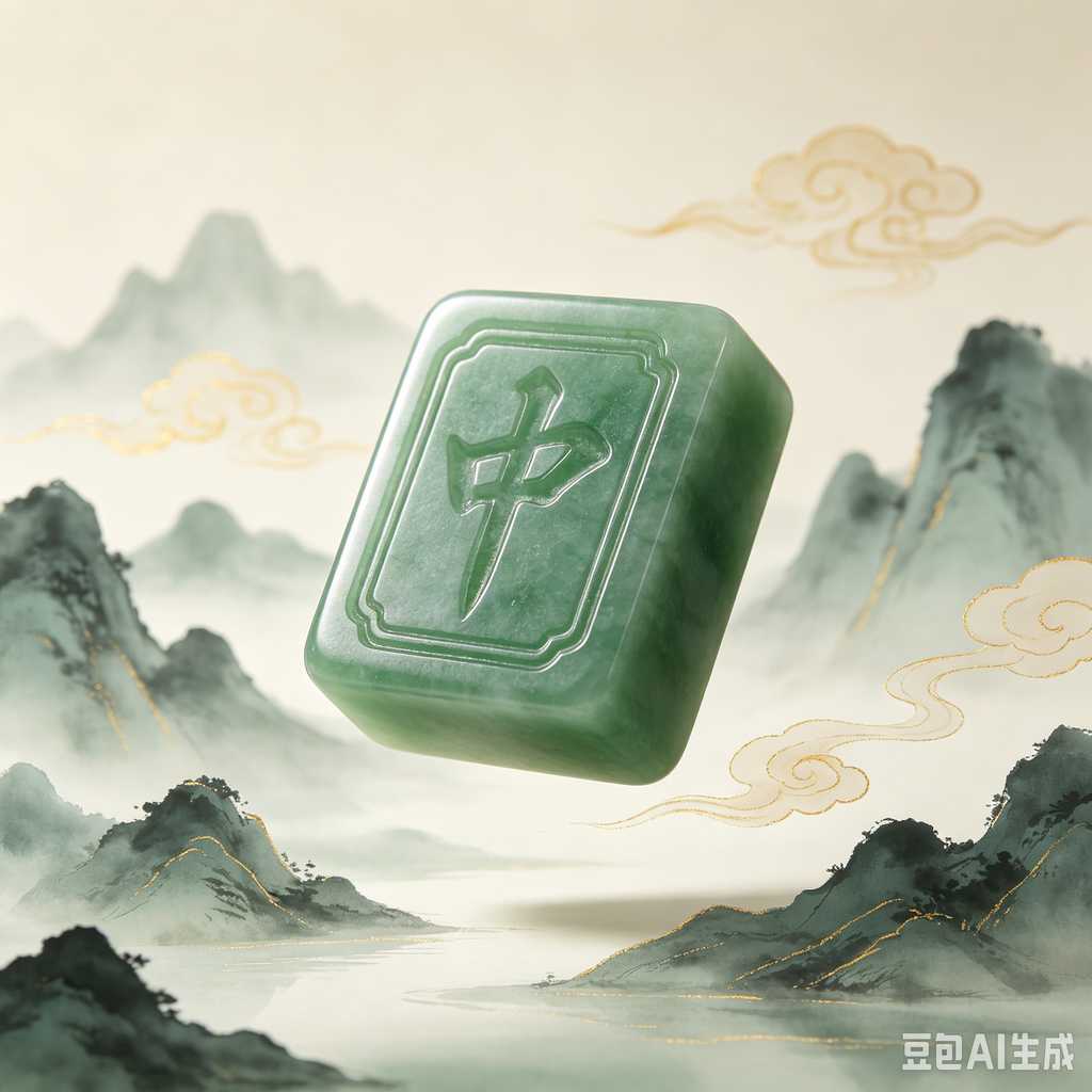 transparent mini mahjong set