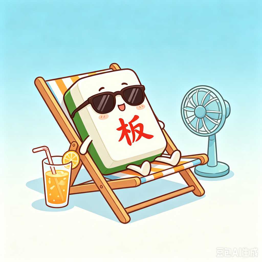 artistic mahjong tiles set