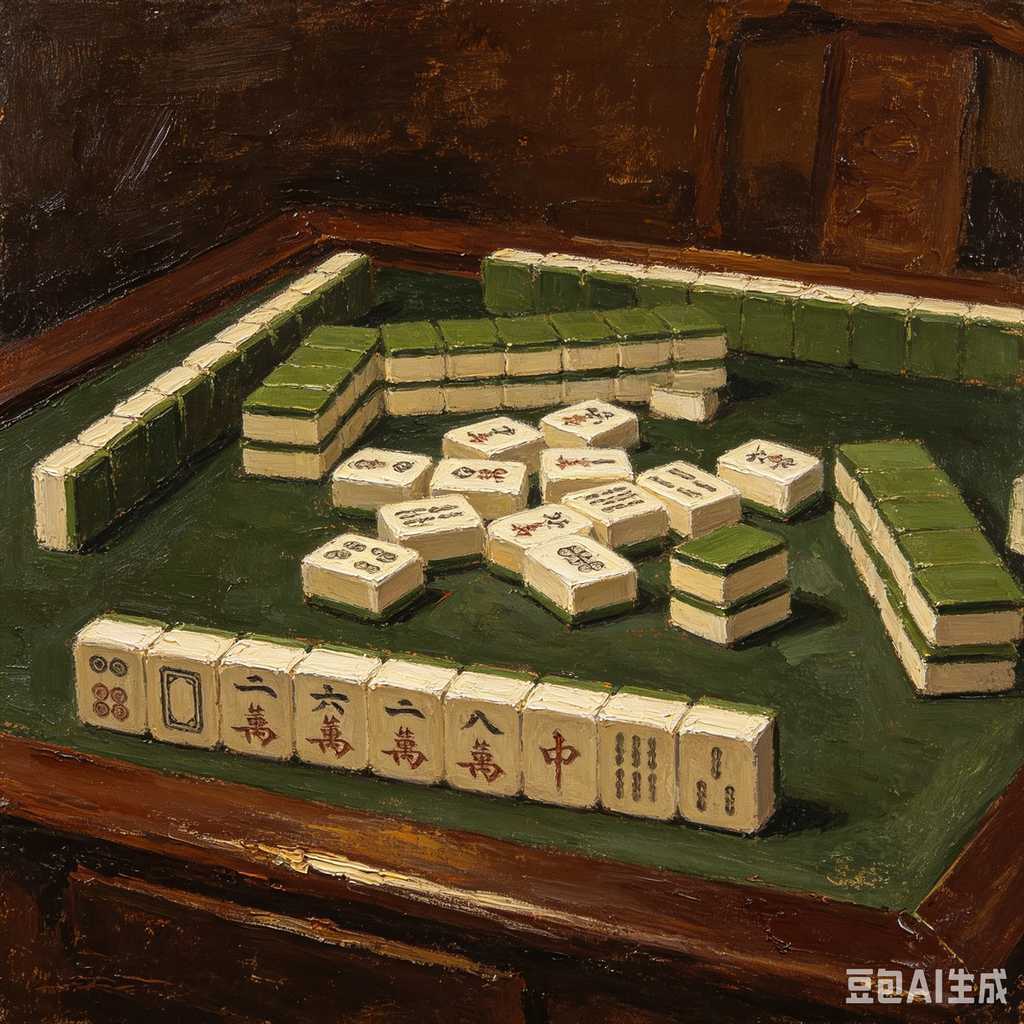 four player mahjong racks