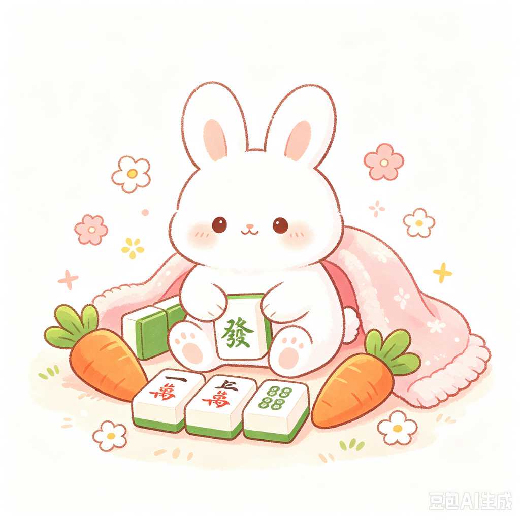 simple text mahjong tiles